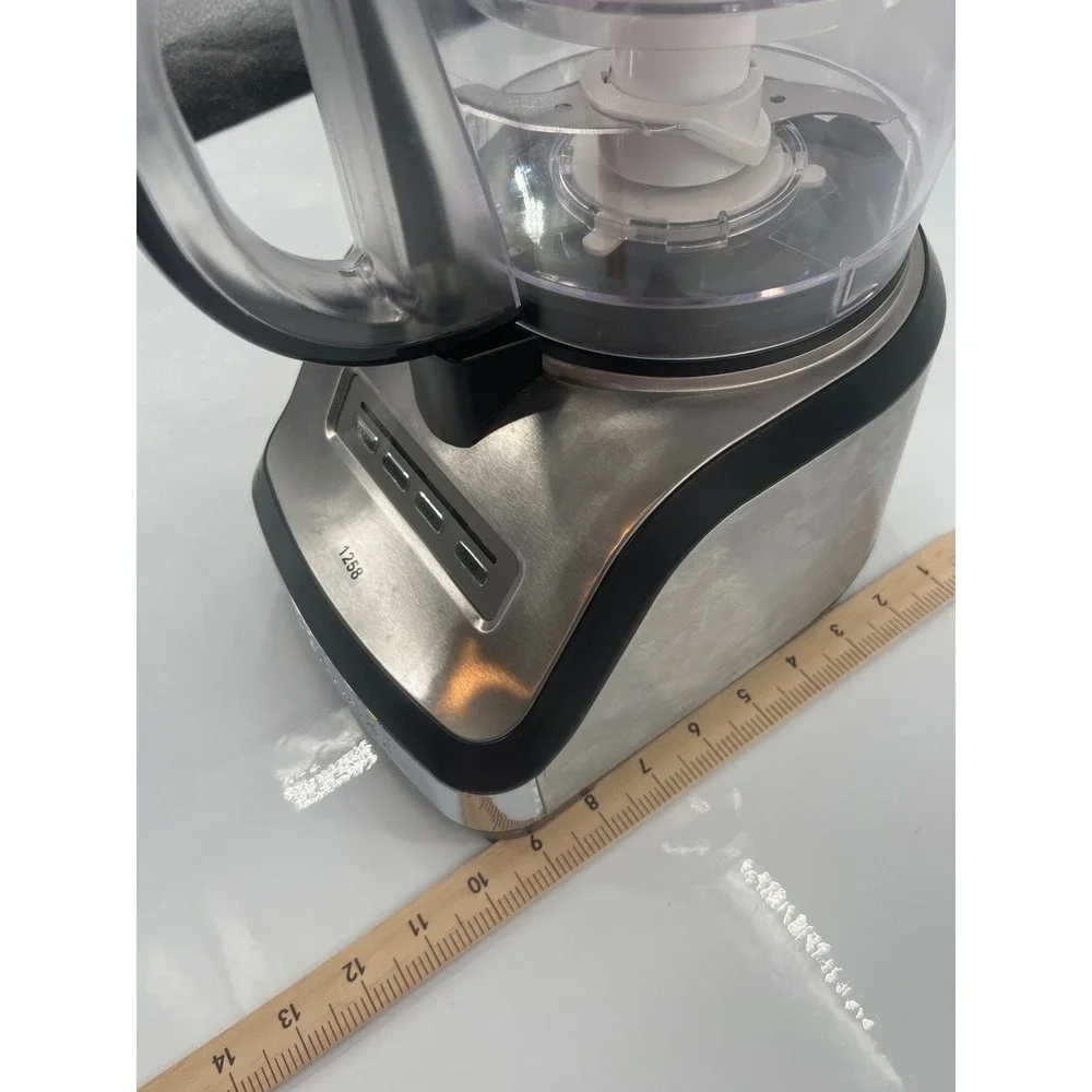 Farberware‎ Food Processor Stainless Steel Black Dough Slice Shred Chop 1258